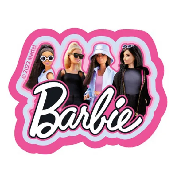 Strijkpatch Barbie