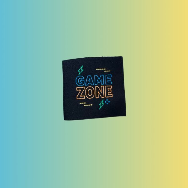 Game zone label (4x4cm)
