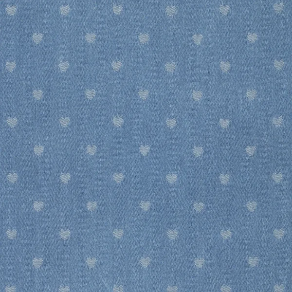 Denim hartjes jacquard mix