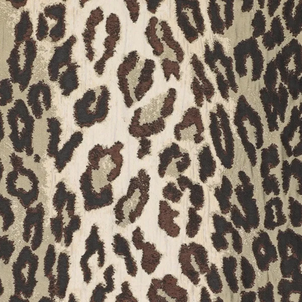 Panter beige jacquard met gouden lurex